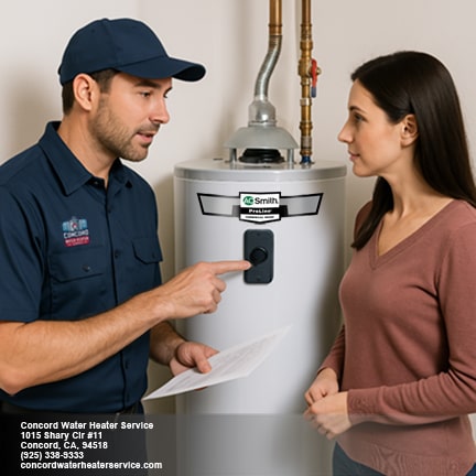 AO Smith water heater replacement consultation by Concord Water Heater Service